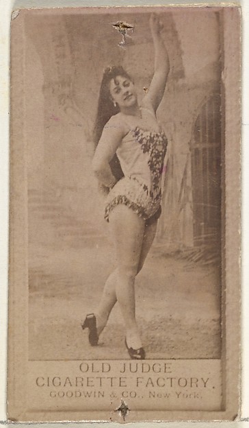 Goodwin & Company, From the Actors and Actresses series (N171) for Old Judge Cigarettes