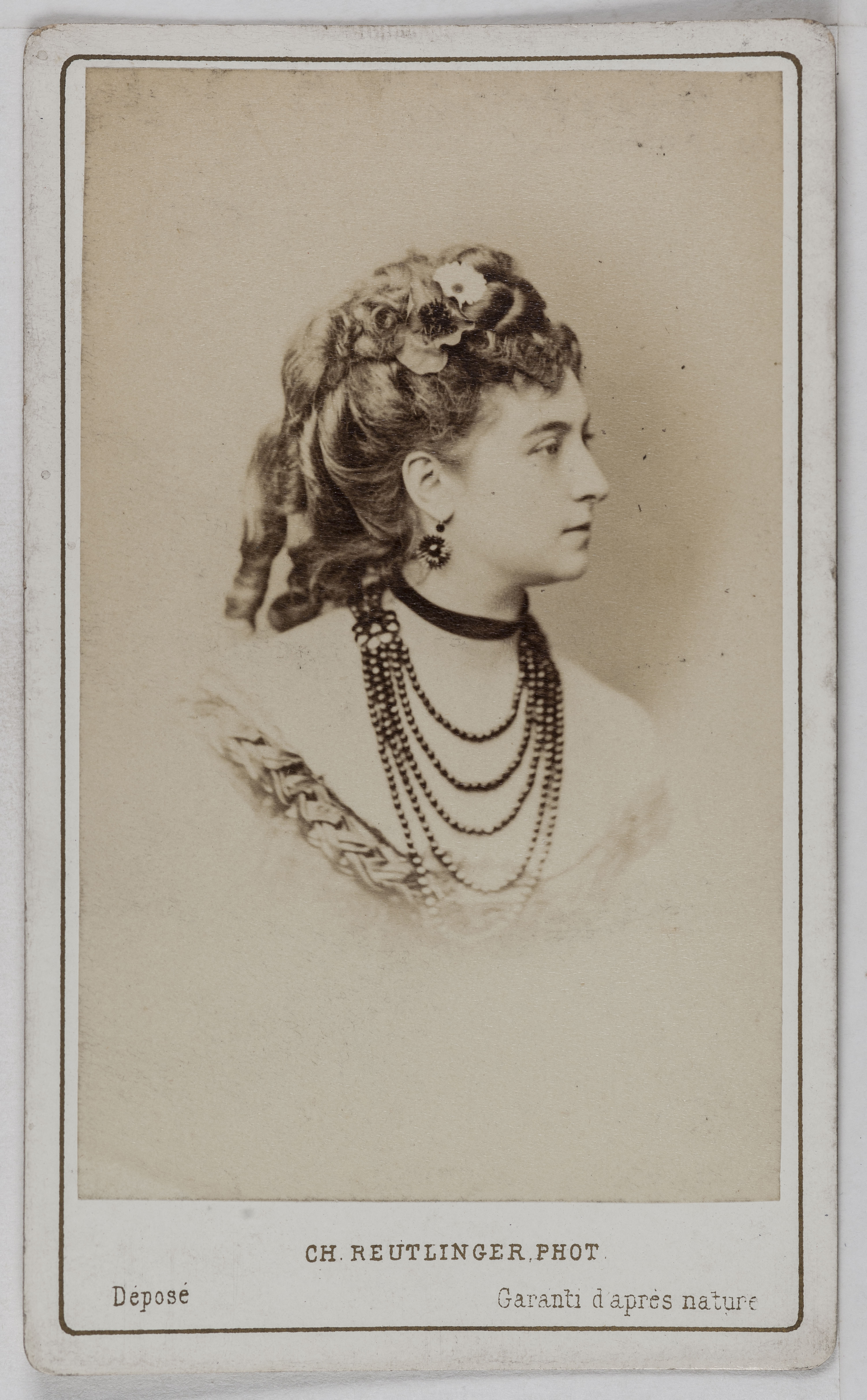 Charles Reutlinger, Portrait de Marguerite, (actrice)