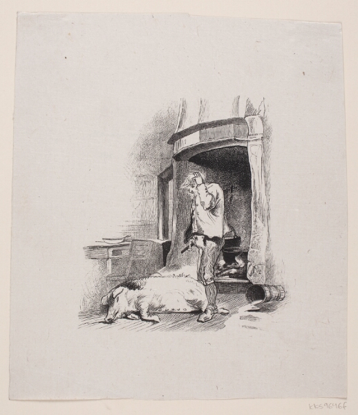 F. Hendriksen, Illustration til "Manden som skulle stelle hjemme"
