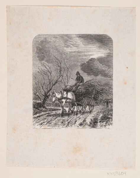 F. Hendriksen, Illustration til Christian Richardts Digt, "November"