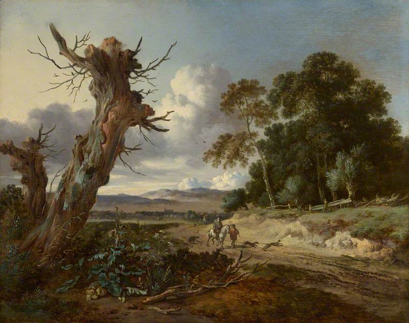 Jan Wijnants, A Landscape with Two Dead Trees