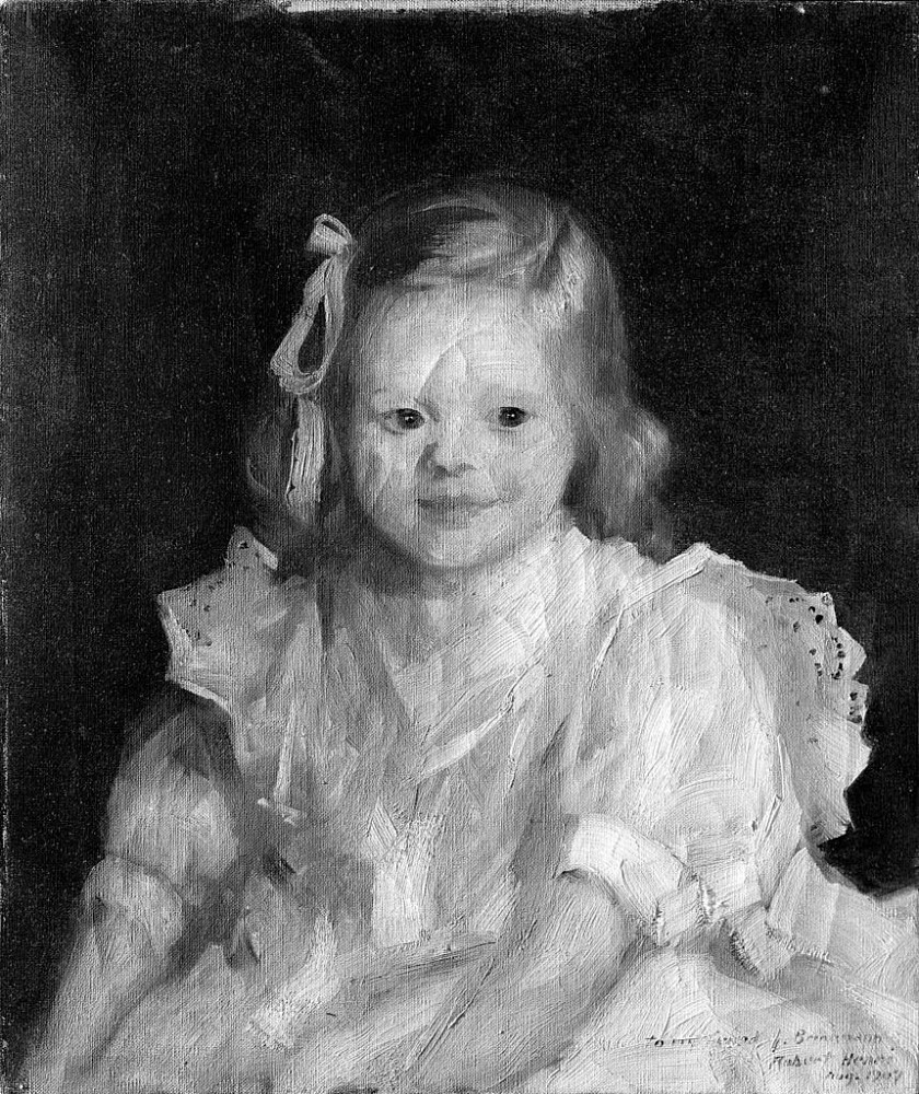 Robert Henri, Portrait of a Young Girl (Brinkmann's Daughter)