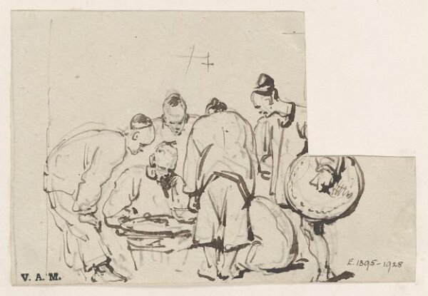 George Chinnery, A group of six Chinese figures
