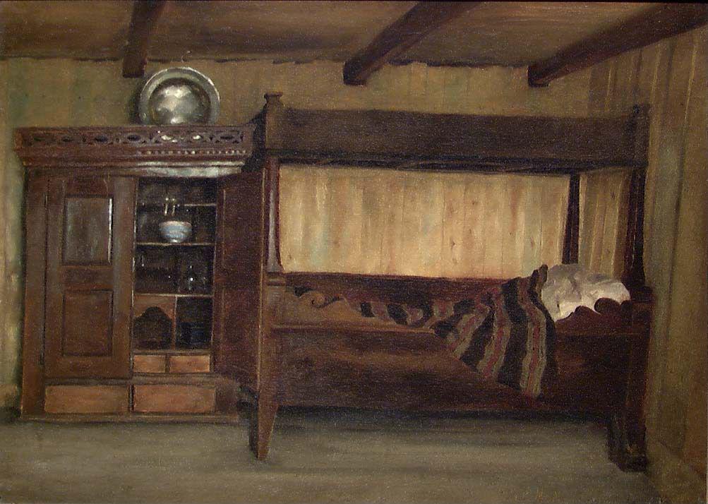 Gustav Wentzel, Mother's Bed