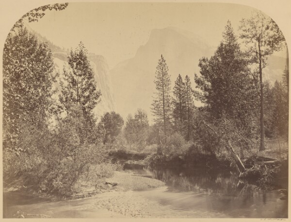 Carleton Watkins, Tasayac - Half Dome - 4967 ft. Yo Semite