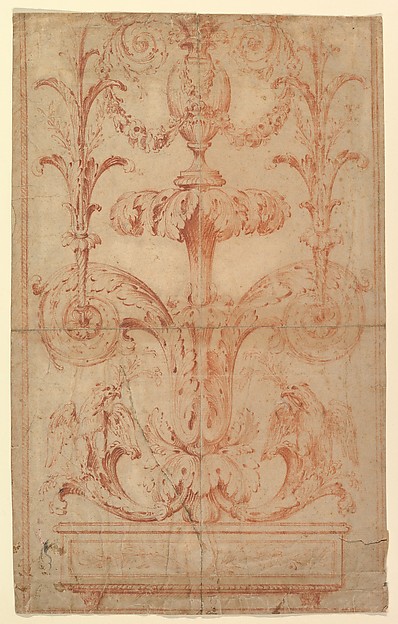 Anonymous, French, 18th century, Design for a Decorative Panel