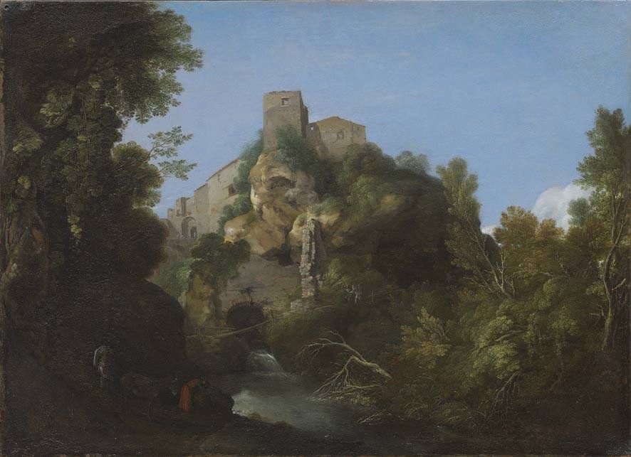 Cornelius van Poelenburgh, Italianate landschap