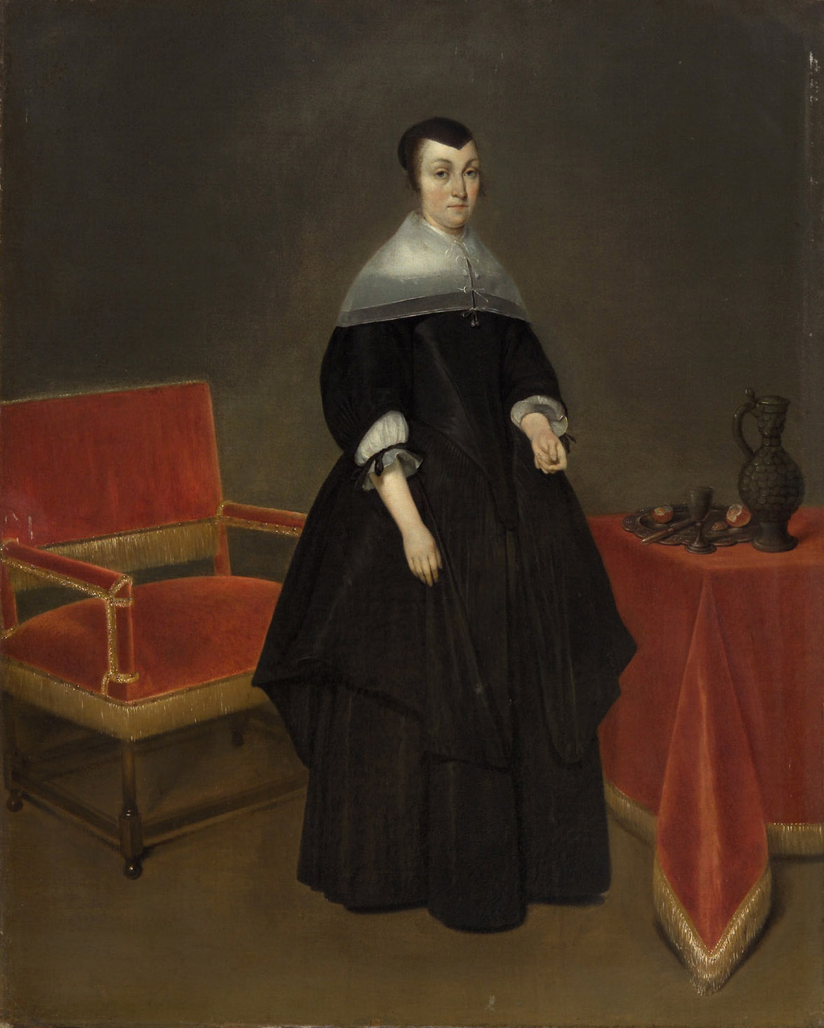 Gerard ter Borch, Portrait of Hermana von der Cruysse (1615-1705)