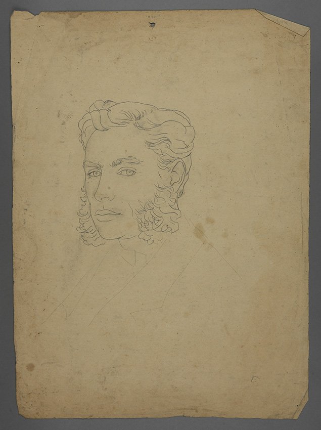 Karl Hagemeister, Porträt eines jungen Mannes, um 1873