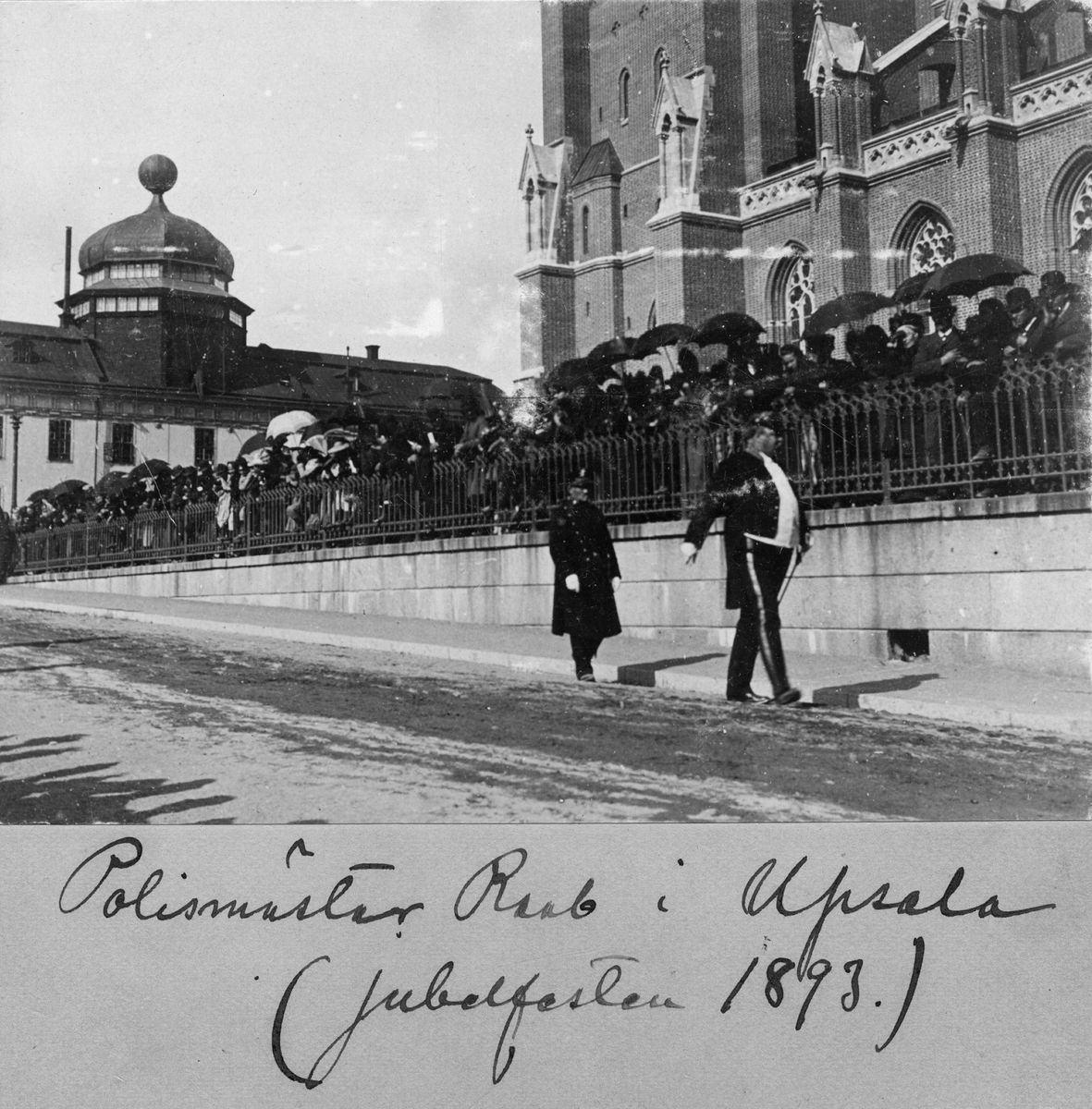 Okänd,, "Polismästar Raab i Upsala, jubelfesten 1893", Uppsala