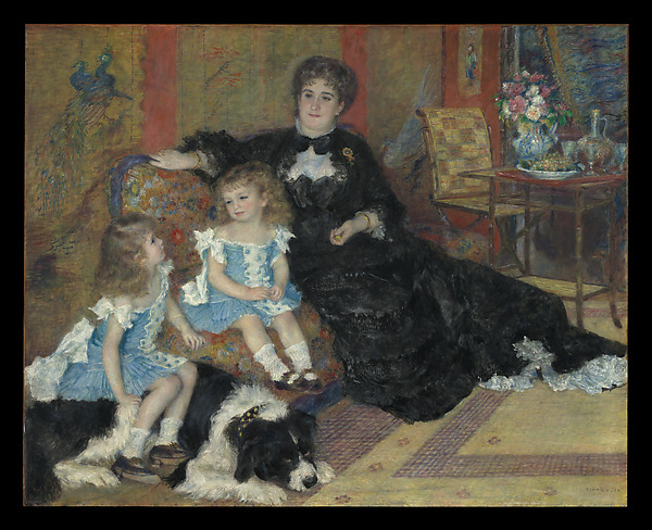 Auguste Renoir, Madame Georges Charpentier (Marguerite-Louise Lemonnier, 1848–1904) and Her Children, Georgette-Berthe (1872–1945) and Paul-Emile-Charles (1875–1895)