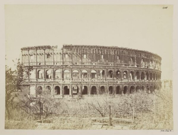 Parker, John Henry, Amphitheatres - The Colosseum, east side, from the Thermae of Titus.