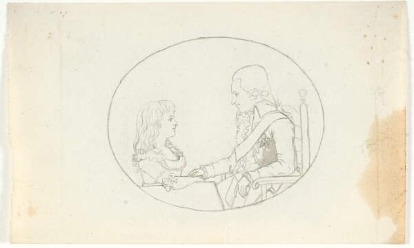 Gerhard Ludvig Lahde, Arveprins Frederik med arveprinsen (Chr. VIII)