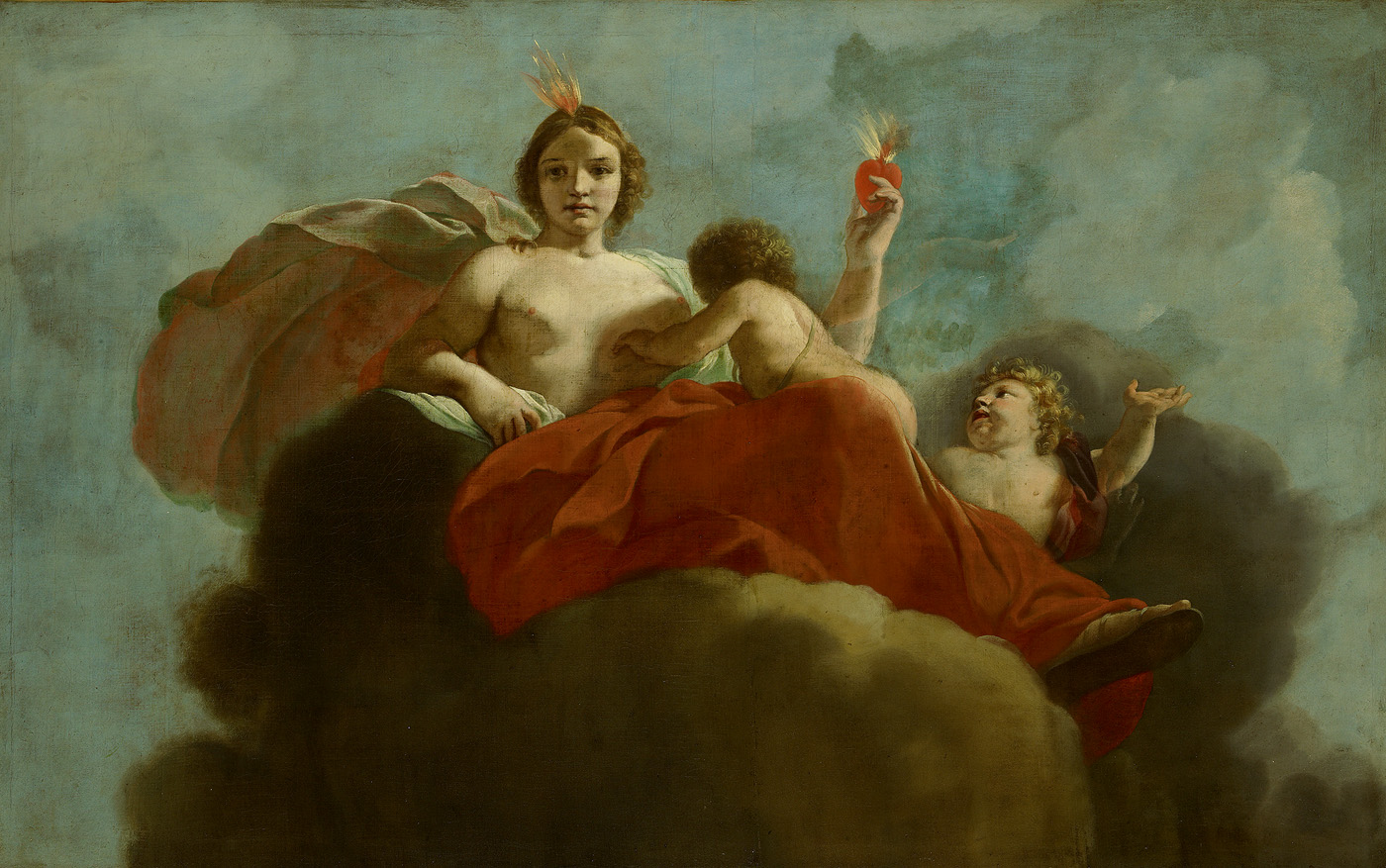 Gerard de Lairesse, Caritas : Allegorische voorstelling van de verzorging van leprozen en onnozelen