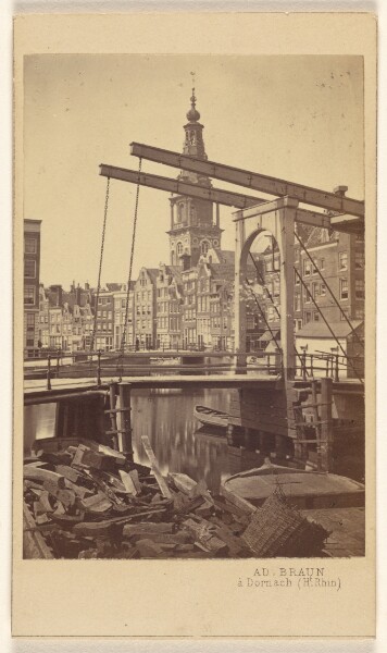 Adolphe Braun, Amsterdam. Quai Raamgracht.