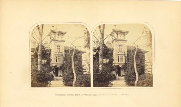Ernest H. Edwards, Westfield House, Isle of Wight, Seat of Sir Augustus Clifford