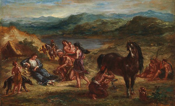 Eugène Delacroix, Ovid among the Scythians