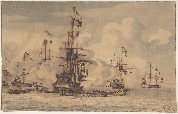 Willem van de Velde II, Sea Fight
