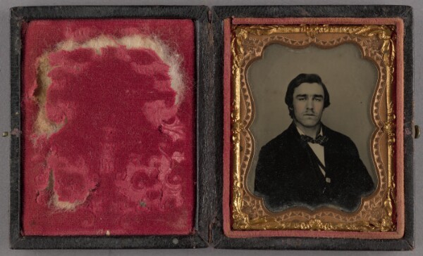 Unknown, [Portrait of a Seated Man with Thin Moustache]