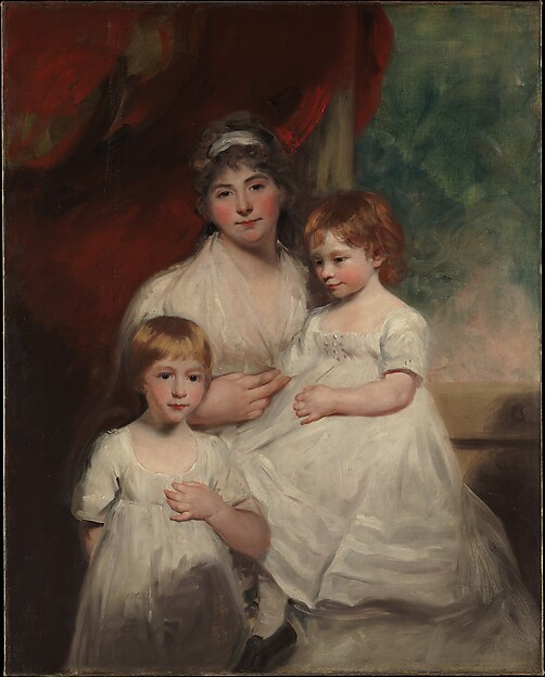 John Hoppner, Mrs. John Garden (Ann Garden, 1769–1842) and Her Children, John (1796–1854) and Ann Margaret (born 1793)