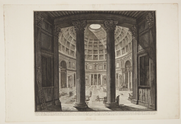 Giovanni Battista Piranesi, Det indre af Pantheon