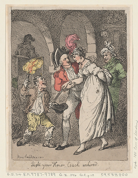 Thomas Rowlandson, Light Your Honor, Coach unhired