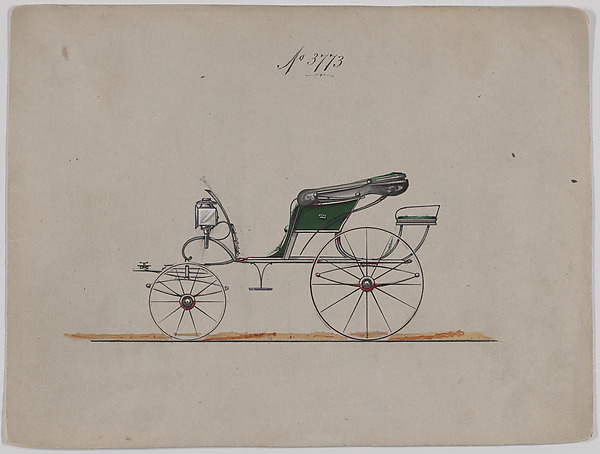 Brewster & Co., Design for Pony Phaeton, no. 3773