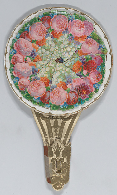 Anonymous, British, 19th century, Valentine - Mechanical nosegay (tussy mussy)