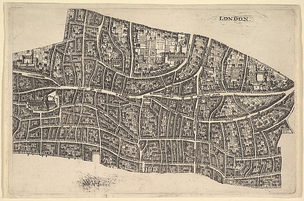 Wenceslaus Hollar, London before the Great Fire