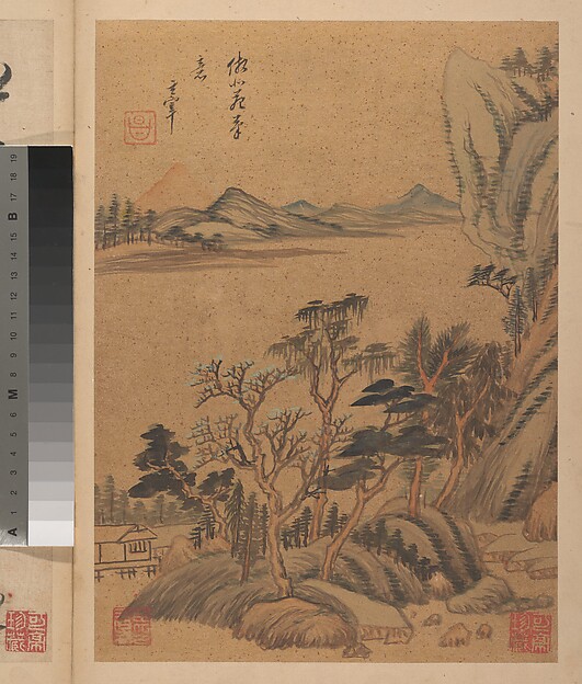 Dong Qichang, Landscapes and poems
