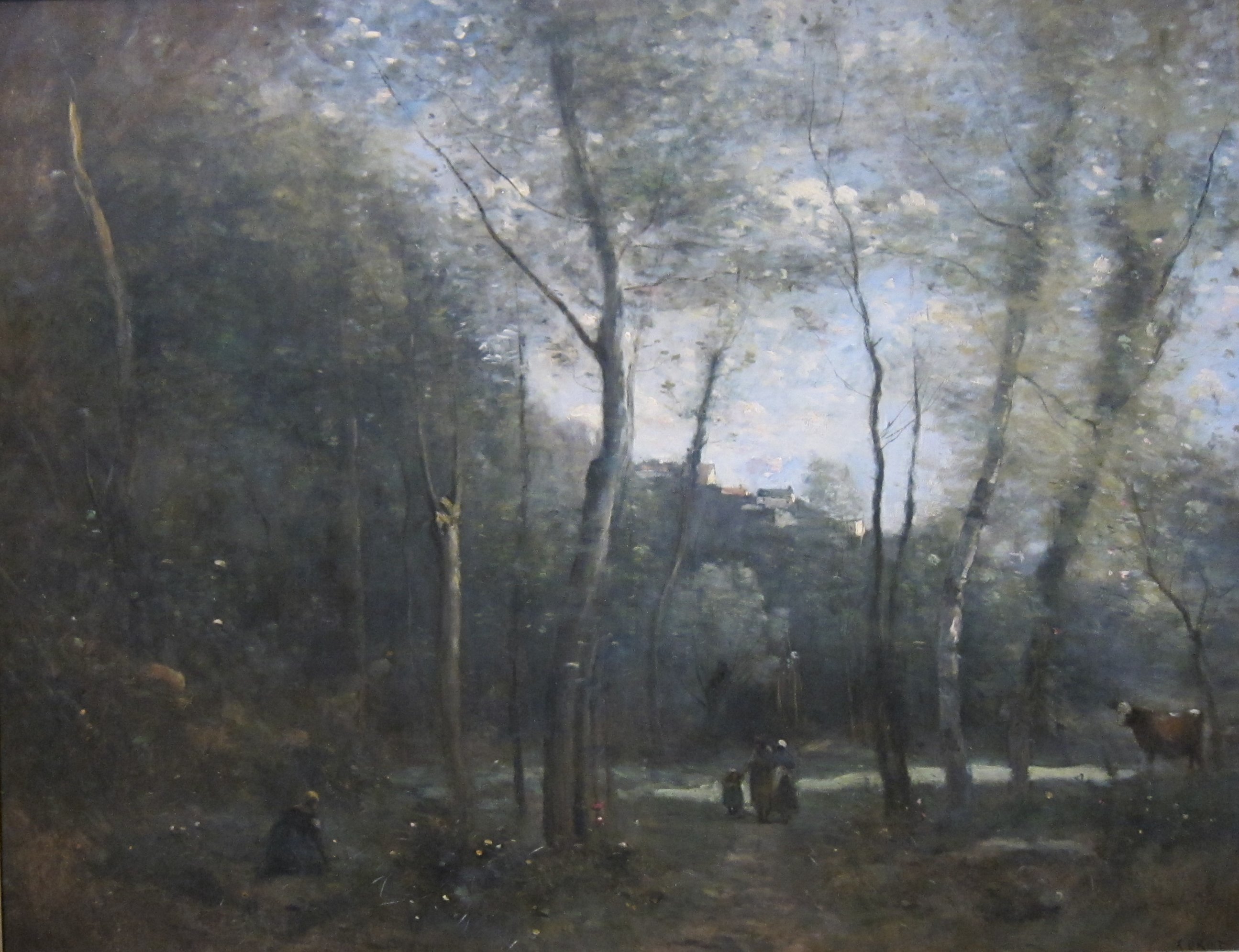 Jean-Baptiste Camille Corot, Souvenir of a Meadow at Brunoy