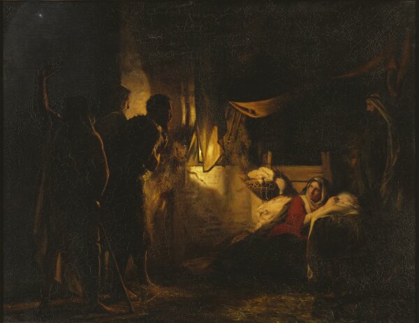 Carl Bloch, Herdarnas tillbedjan