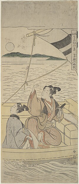 Suzuki Harunobu, Takasago Harbor