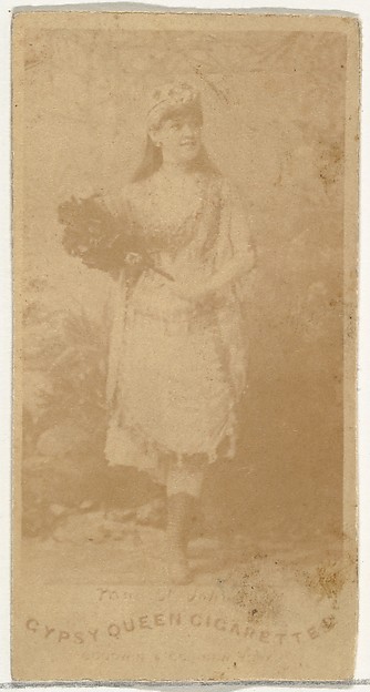 Goodwin & Company, From the Actors and Actresses series (N171) for Gypsy Queen Cigarettes
