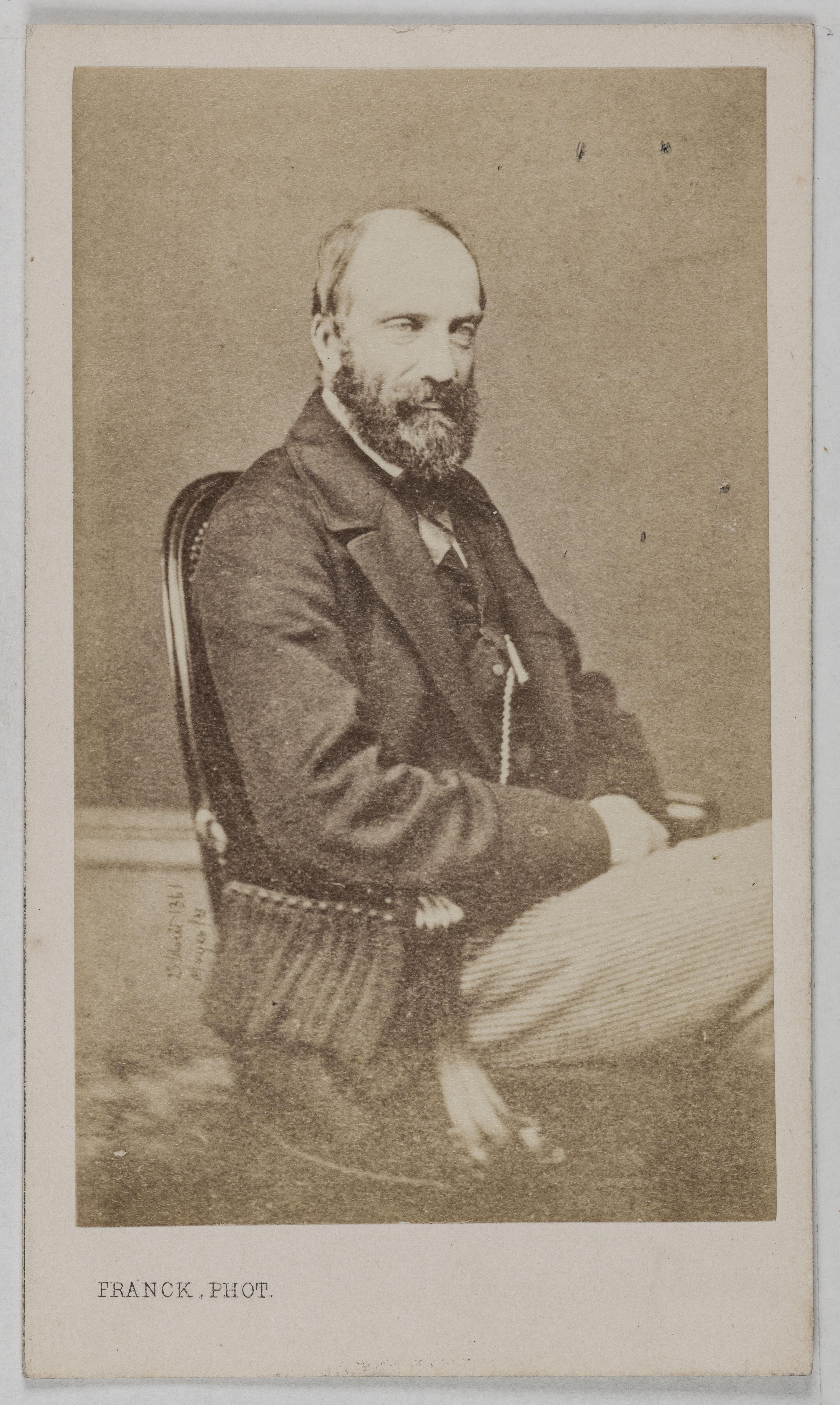 Franck, Portrait de François Ferdinand Philippe d'Orléans Joinville (prince de, 1818-1900)