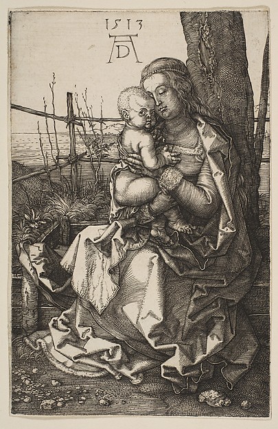 Albrecht Dürer, Virgin and Child Seated by a Tree