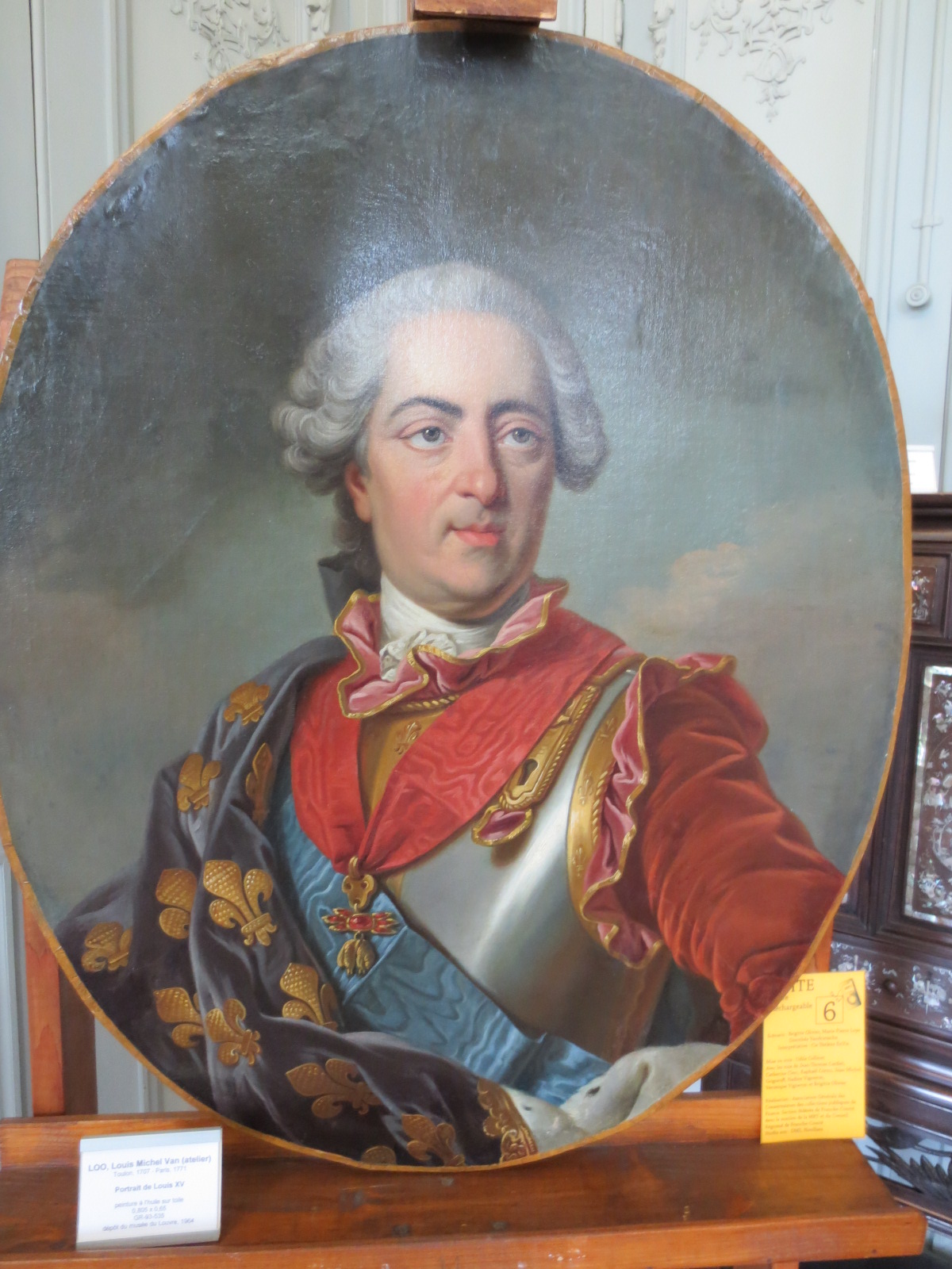 Louis-Michel van Loo, Portrait en buste de Louis XV