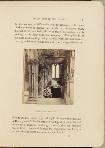 George Washington Wilson, Roslin Chapel; 'Prentice Pillar