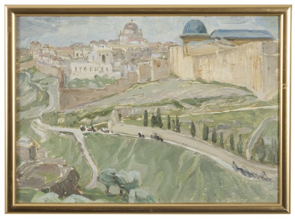 Anna Boberg, Invid Jerusalem. Studie
