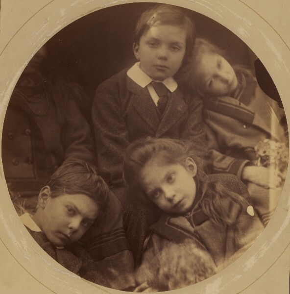 Julia Margaret Cameron, [Children of Charles Loyd Norman and Julia Cameron Norman: George, Archie, Charlotte, and Adeline]