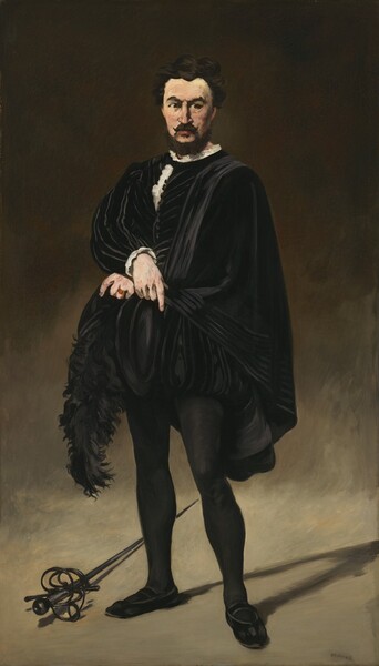 Edouard Manet, The Tragic Actor (Rouvière as Hamlet)