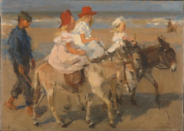 Isaac Israels, Donkey Rides on the Beach