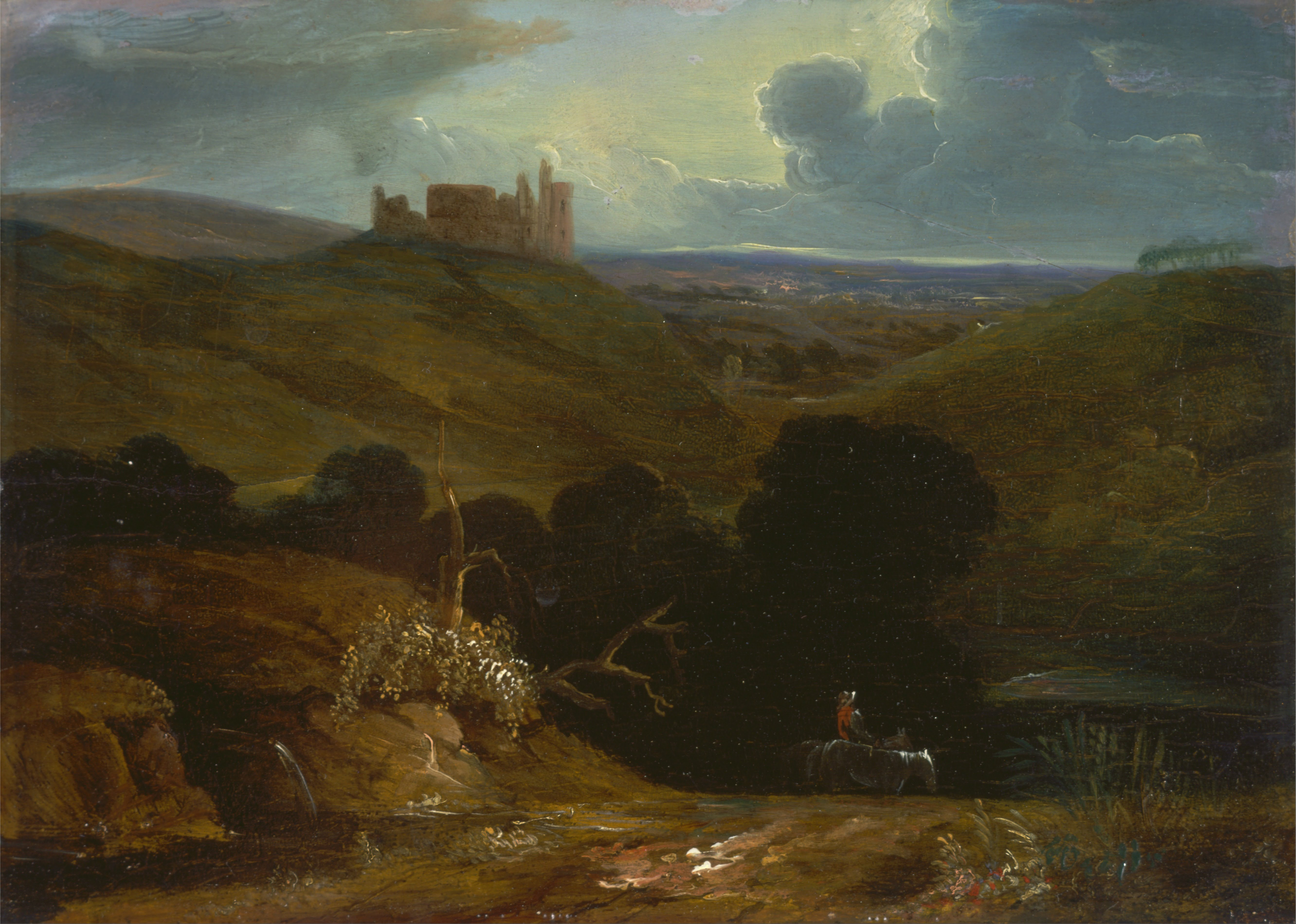 John Martin, Landscape with a Castle