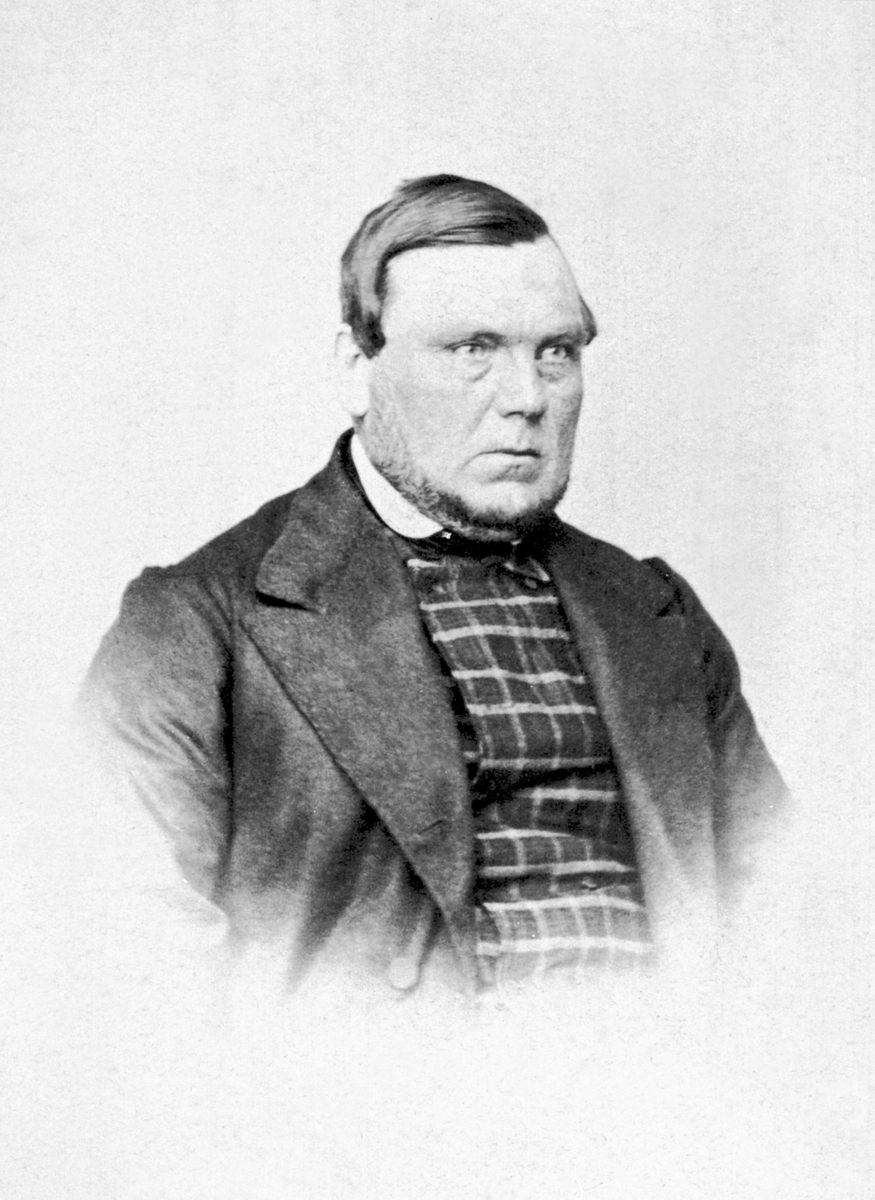 Anno Domkirkeodden, Portrett av Andreas Jensen Tande f.1823, gardbruker på Hjestvang nedre, Nes, Hedmark.