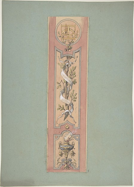 Jules-Edmond-Charles Lachaise, Design for Ceiling at Fontainebleau