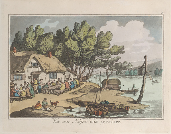 Thomas Rowlandson, View near Newport, Isle of Wight