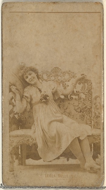 W. Duke, Sons & Co., Leola Belle, from the Actors and Actresses series (N145-8) issued by Duke Sons & Co. to promote Duke Cigarettes
