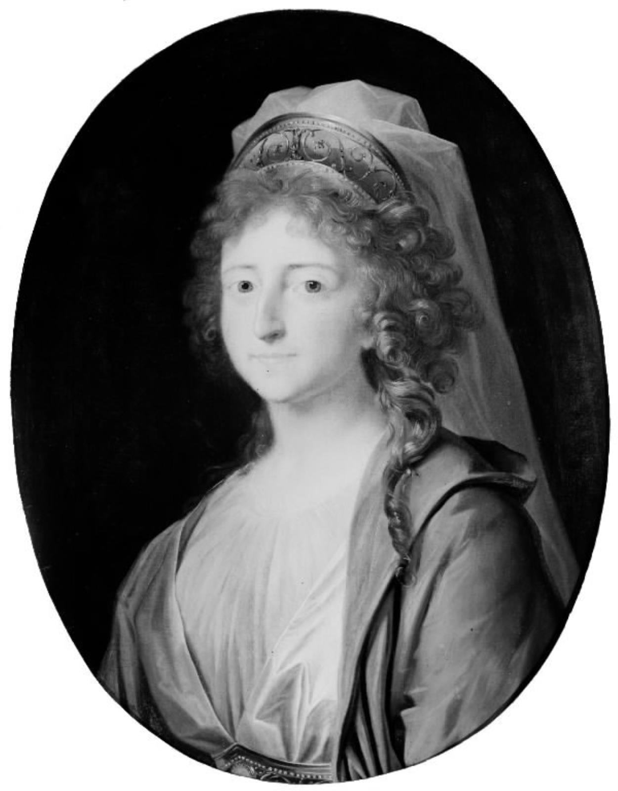 Jens Juel, Portræt af Louise Augusta