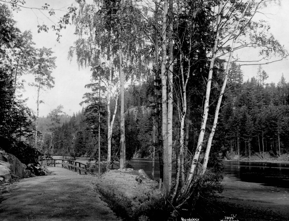 Anders Beer Wilse, Bandakkanalen v/ Eidsfoss.