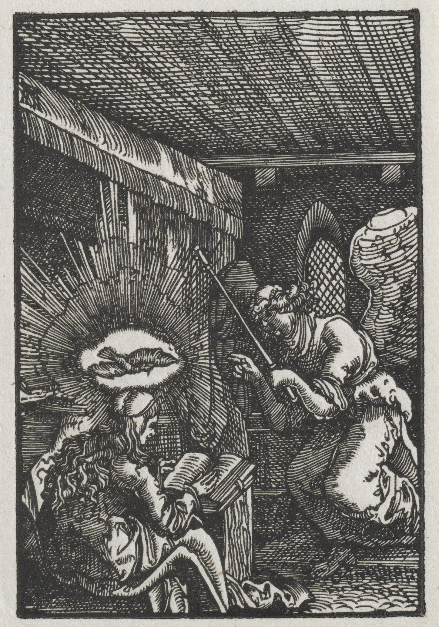 Albrecht Altdorfer, The Fall and Redemption of Man:  The Annunciation